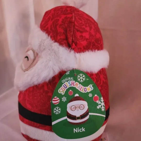 SQUISHMALLOWS 10" New "NICK" SANTA CLAUS KellyToy CHRISTMAS 2022 - Picture 5 of 8